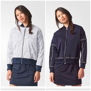 Adidas reversible NMD track bomber jacket S NWOT